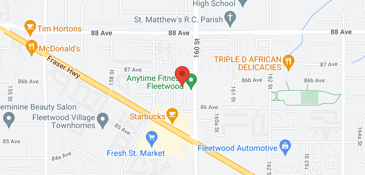map of 304 15956 86A AVENUE